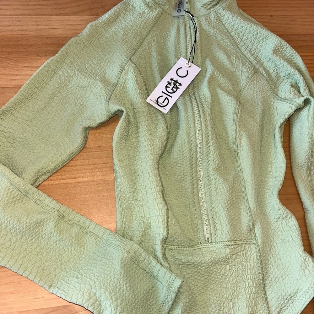 Revolve GIGI C One Piece Surf Long Sleeve Swimsuit in Sage Green XS - NEW - Picture 8 of 8